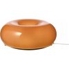 IKEA VARMBLIXT LED stolná/nástenná lampa, oranžová, okrúhle sklo, 30 cm