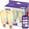 2x LED žiarovka E27 Edison ST64 7W = 50W 640lm 2000-5000K TW FILAMENT Amber Smart SMART WiFi Bluetooth App WiZ
