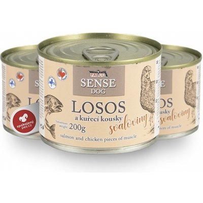 Sense Dog losos a kurča 200 g