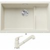 Blanco SUBLINE 700 U Level biela soft + kôš z nerezu 527171 + Blanco DARAS-S biela soft 526937