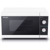 Sharp YC-MG01E-W mikrovlnná trouba Pracovní deska Mikrovlnná trouba s grilem 20 l 800 W Černá, Bílá