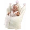 Llorens 73814 NEW BORN HOLČIČKA - realistická bábika bábätko s celovinylovým telom - 40 cm