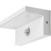 Rabalux 77116 vonkajšie nástenné LED svietidlo Zaragoza, so senzorom, 9W, IP54, biela