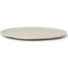 Jedálenský tanier FLOW 27 cm, biela, kamenina, ferm LIVING