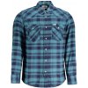 Wrangler pánska károvaná košeľa modrá | tyrkysová