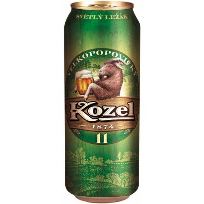 Velkopopovický Kozel 11% 0,5 l (plech)