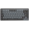 LOGITECH Logitech® MX Mechanical Mini Minimalist Wireless Illuminated Keyboard - GRAPHITE - US INT'L - 2.4GHZ/BT - TACTILE 920-010782