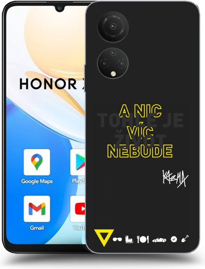 Picasee silikónové Honor X7 - Kazma - TOHLE JE ŽIVOT A NIC VÍC NEBUDE čierne