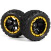 BlackZon Kompletné kolesá (2 ks) Slyder ST - žlté
