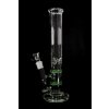 WeedShop Sklenený bong HoneyComb zelený 38 cm