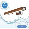 Brilagi | Brilagi-LED Kúpeľňové osvetlenie zrkadla WOODY MIRROR LED/8W/230V IP44 dub/chróm | BG0888