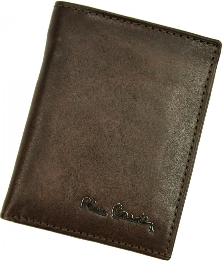 Pierre Cardin pánska kožená peňaženka TILAK50 21810 RFID tm. hnědá