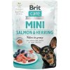 Brit Care adult mini salmon and herring sterilised fillets in gravy 85 g