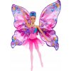 Bábika Barbie baletka s motýlími krídlami 2 v 1, bábika s magickou premenou HXJ10