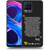 Picasee silikónový čierny obal pre Realme 8 Pro - Kazma - BUĎTE TROCHU YESMANI