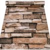 Samolepiace tapety 45 cm x 10 m IMPOL TRADE 9245kameň ukladaný hnedý samolepiace tapety