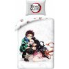 Halantex bavlna obliečky Zabijak démonov Demon Slayer motív Tanjiro & Nezuko 70x90 140x200