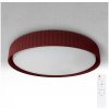 | Brilagi-LED Stmievateľné stropné svietidlo LUCIA LED/60W/230V pr. 59 cm červená + diaľkové ovládanie | WO800-OEM44-60