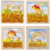 Goki viacvrstvové puzzle zeleninový záhon