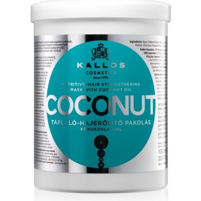 Kallos Coconut výživná maska pre oslabené vlasy 1000 ml