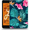 Picasee silikónový prehľadný obal pre Apple iPad mini 2019 (5. gen) - Pink Monstera