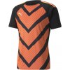 Pánske futbalové tričko Puma, TEAMLIGA GRAPHIC JERSEY Čierna,Oranžová,Biela XXL