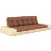 Karup Design Rozkladacia pohovka 244 cm Base v tehlovej farbe