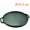 Liatinová platňa na grilovanie obojstranná okrúhla D: 44,5 cm PERFECT HOME