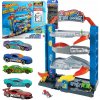 Hot Wheels Závratné parkovisko s výťahom a garážou + 5-balenie autíčok Drift