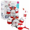 Detské bicie - červená súprava s príslušenstvom