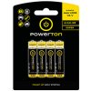 Batéria alkalická, AAA (LR03), AAA, 1.5V, Powerton, blister, 4-pack