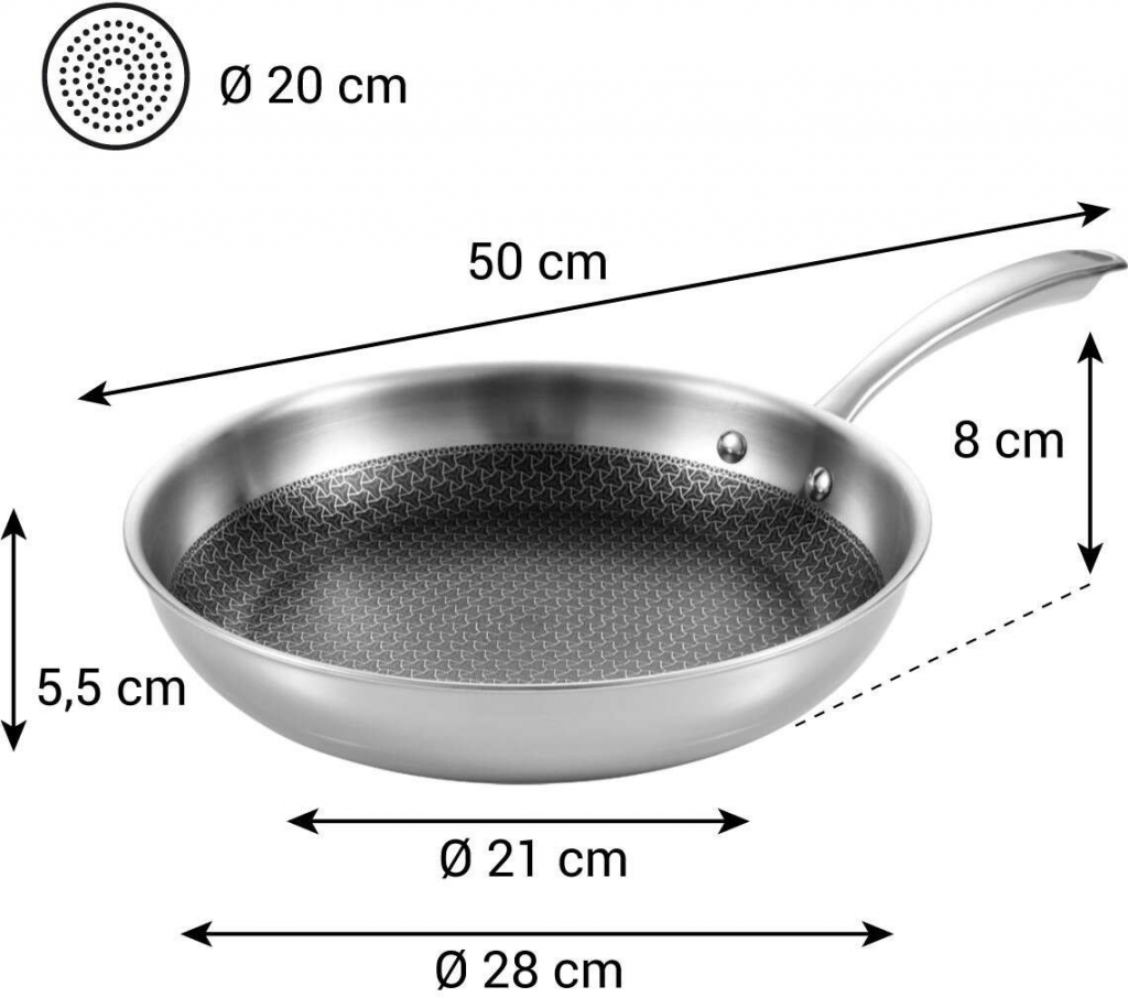 TESCOMA panvica SteelCRAFT 28 cm