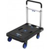 Skladací plošinový transportný skladový vozík 150 kg KD3093 modrá