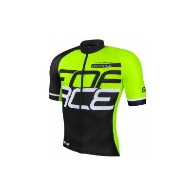 Force FAME fluo-černo-bílý S; Zelená dres