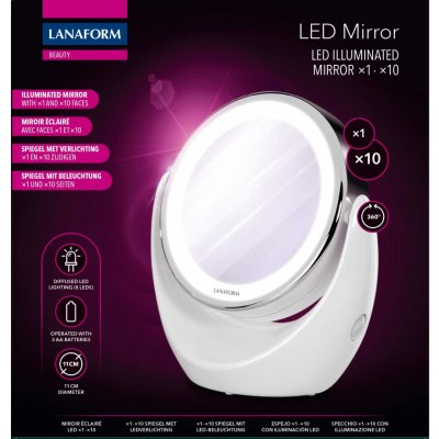 Lanaform LED Mirror X10 kozmetické zrkadlo LED