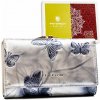 Peterson PTN 42108-BF SILVER strieborná dámska kožená peňaženka 14 x 9 x 3,5 cm