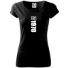 Limited edition 1970 pruh - Dámske tričko Pure - 2XL ( Čierna )