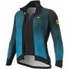 ALÉ Cycling Clothing ALÉ PR-S Storm Jacket, Tourquoise/ Black Veľkosť: XL Pánska zateplená cyklistická bunda s integrovanou vestou