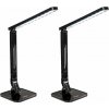 tectake 402049 stolná lampa, led, stmievateľná, skladacia, 14w - sada 2 ks