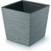 PROSPERPLAST FURU SQUARE Kvetináč LOW 24 cm betón