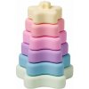 Saro Baby Silikónová stohovacia hryzátka Rainbow