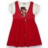 Dievčenské šaty 04 červená