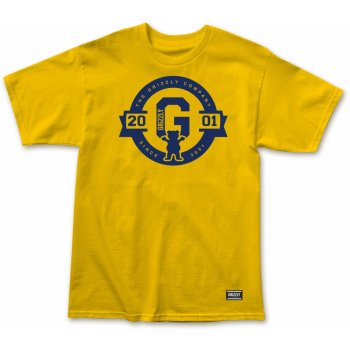 Grizzly 2001 Banner Tee gold