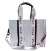 Veľká látková béžová kabelka shopper Gaia Nero 19V69 Italia (BY VERSACE 1969 ABBIGLIAMENTO SPORT)