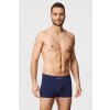 Gino Bambusové boxerky Dark Blue bezšvové tm.modrá S/M