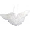 anjelské krídla 11 cm biele