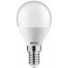 GTV SVĚTELNÝ ZDROJ LED, B45, SMD 2835, TEPLÁ BÍLÁ, E14, 8 W, AC 220–240 V, vyzařovací úhel 160°, 700 lm,