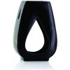 Ashleigh & Burwood aroma lampa DROPLET na vonný olej, černá glazovaná keramika