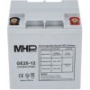 Batéria MHPower GE28-12 GEL, 12V/28Ah, T2-M6, Deep Cycle