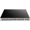 D-Link DGS-1210-52MP L2/ L3 Smart+ PoE switch, 48x GbE PoE+, 4x RJ45/ SFP, PoE 370W DGS-1210-52MP/E